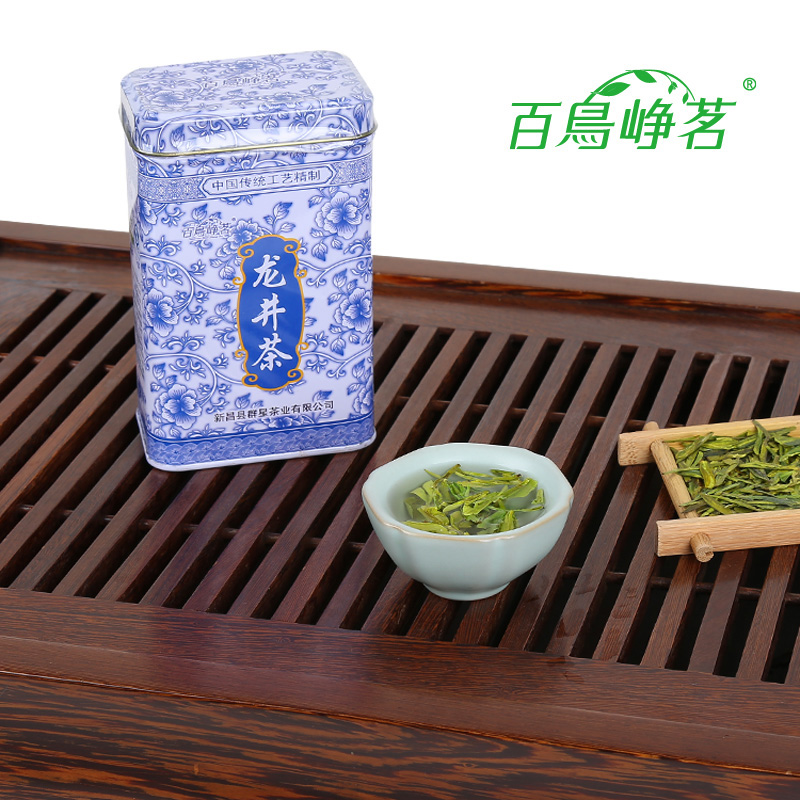 百鸟峥茗大佛龙井125g铁罐